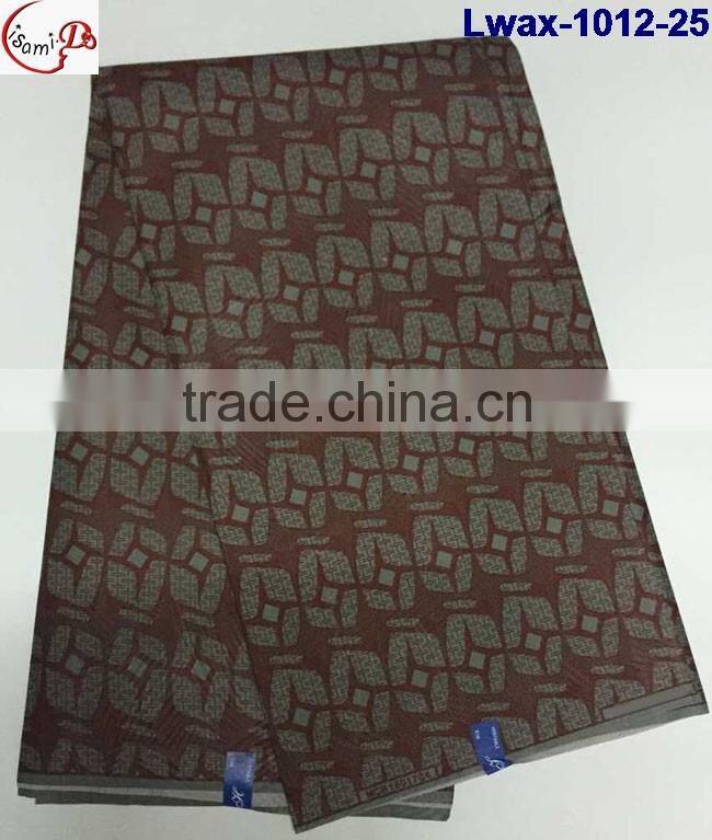 Lwax-1012-29 hot sells African Nigeria style flower pattern wholesale african wax fabric