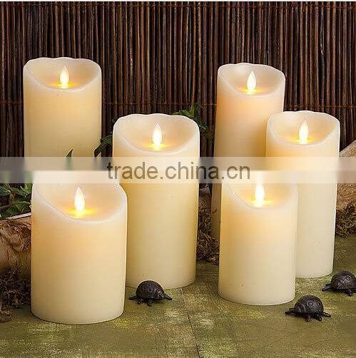 Plastic battery flicker led candle