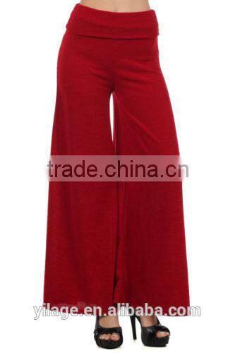 2015 Solid Color Plus Size Palazzo Pants For Women QL1192