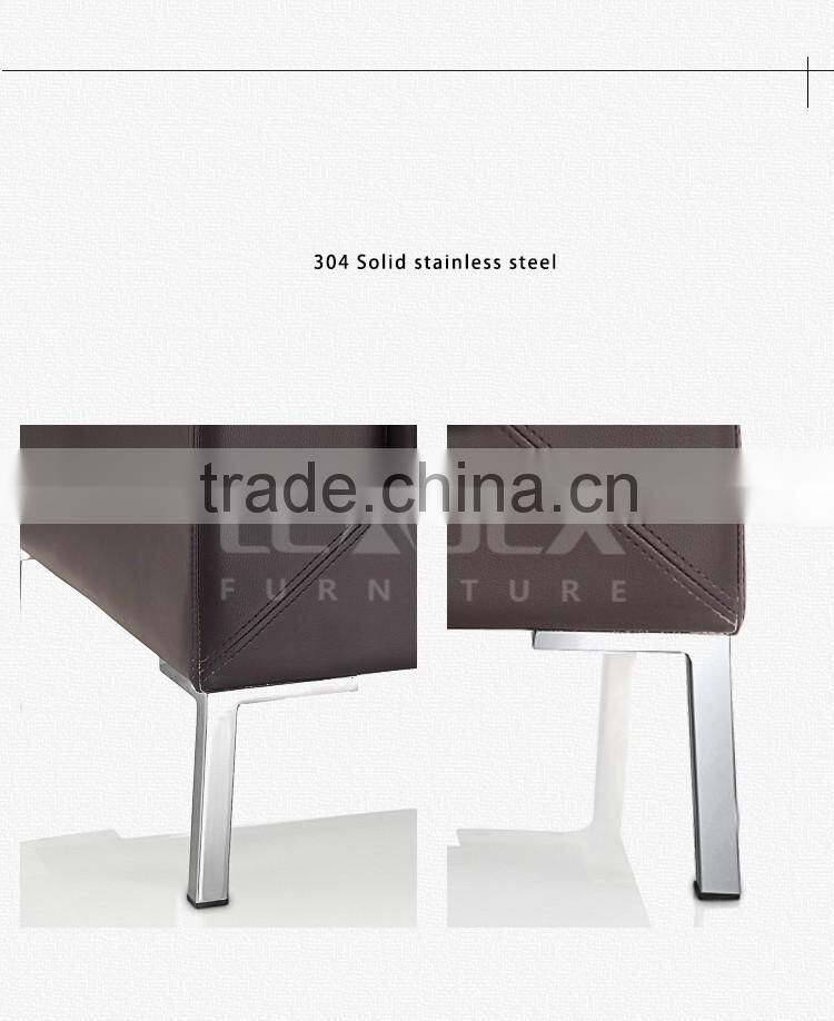 Hot selling office furniture comfortable commerical PU sofa