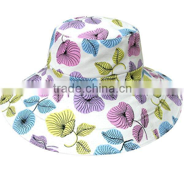lady fashion summer bucket hat