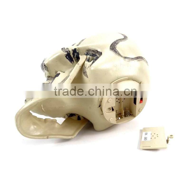 Hallowmas skull with light and sound