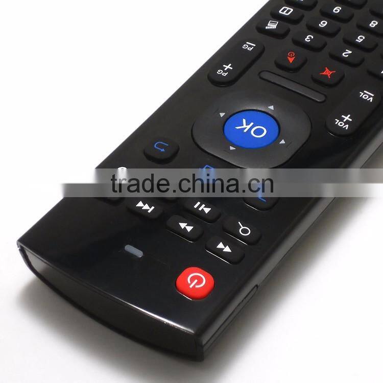 Portable 2.4G Wireless Remote Control Air Fly Mouse Keyboard for Android TV Box PC