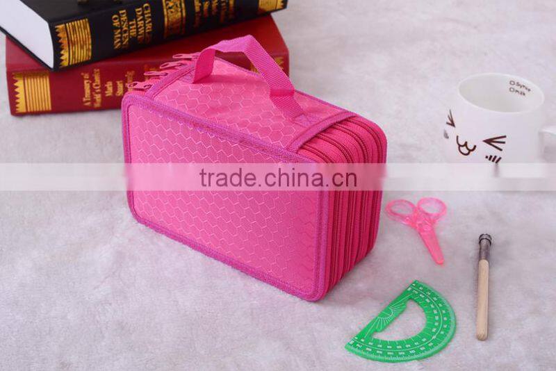 Portable multifunctional plastic pen display case