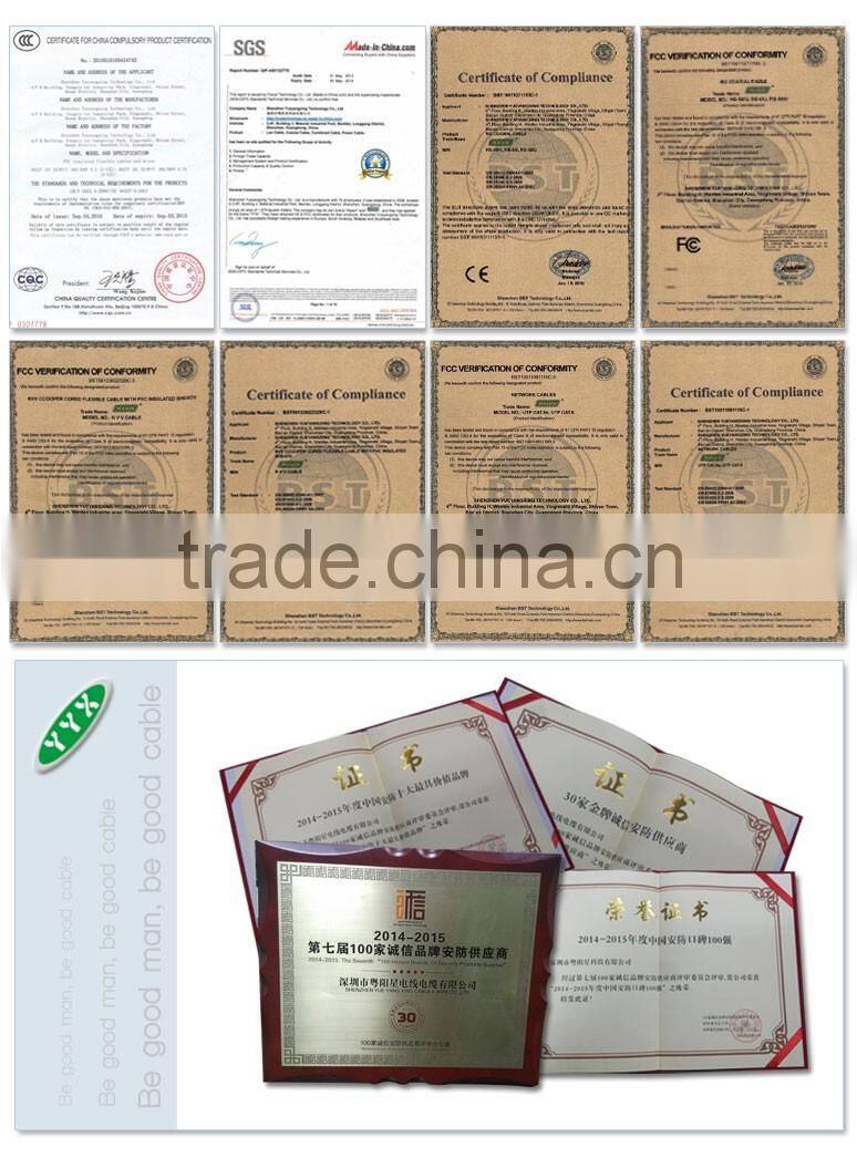 UTP cat5 networking cable and 2C power cable