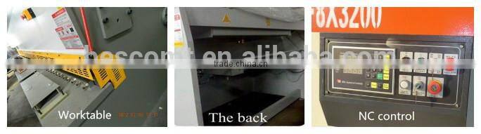 QC12Y hydraulic mild steel plate shears price,mild steel plate cutting machine