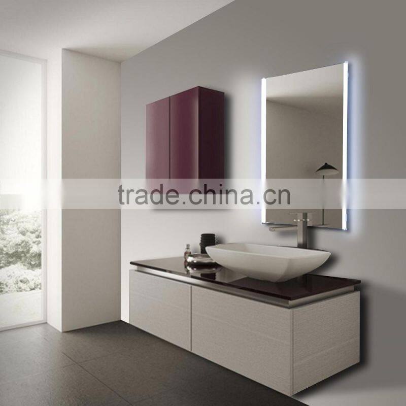 Top quality bathroom mirror with led lights, shower mirror fogless ,backlit mirror