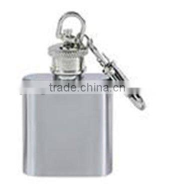 Good!shaped 1oz stainless steel hip flask mini