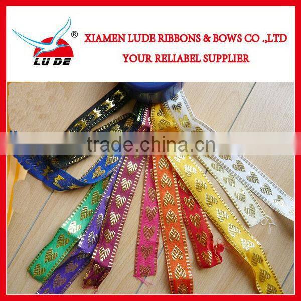 Wholesale jacquard ribbon floral