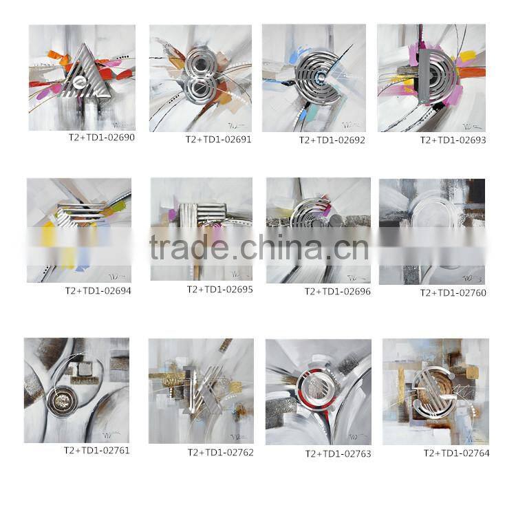 SGS certification canvas oil abstract paintings with description of painting