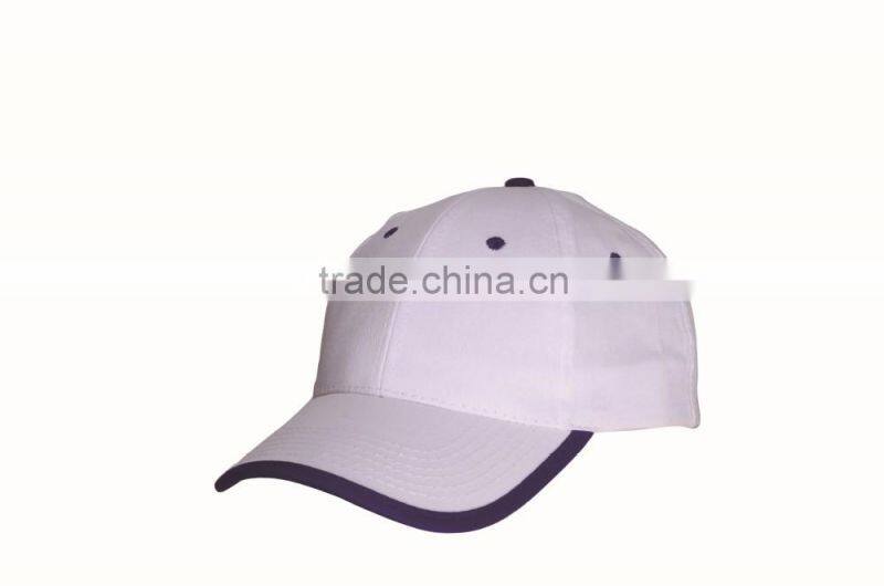 blank 5 panels bordered baseball cap