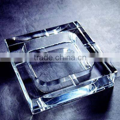 New invention crystal glass decoration crystalashtray for car