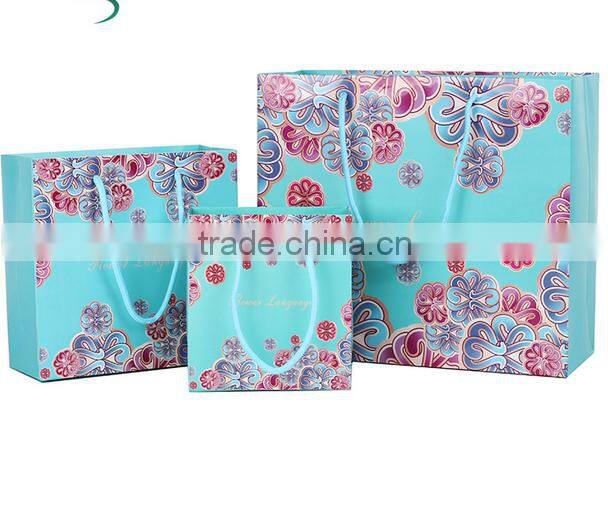 twisted Packaging bag/ white board shopping Bag /handle paper bag