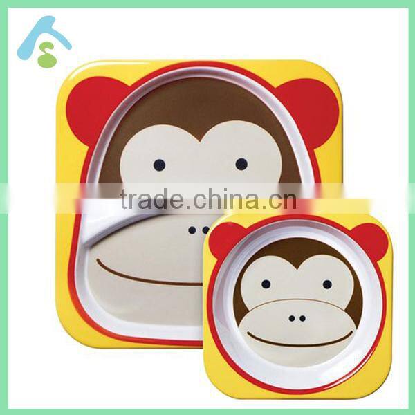 high fashion design melamine dinner set for kids