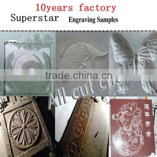 2 heads heavey cnc marble granite monuments wood stone machine