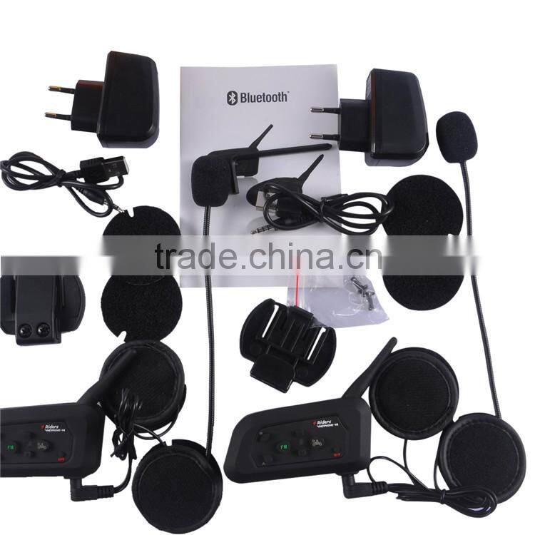 2016 NEW V4 made in china bluetooth headset Full Duplex BT Interphone FM speaker bluetooth
