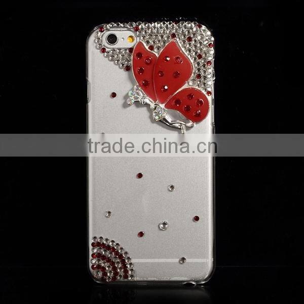 New style professional rhinestone case for apple for iphone 6
