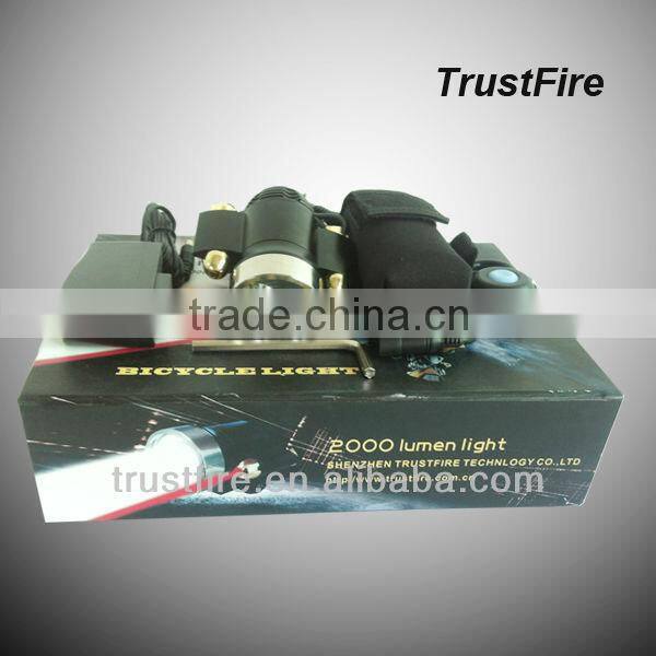 TrustFire 2013 HOT D007 2000lumens cree xml t6 led bicycle helmet light