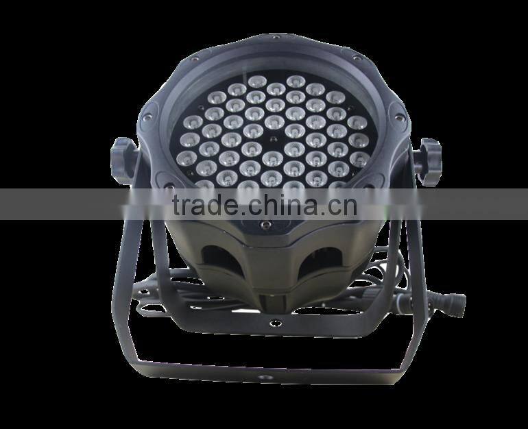 led stage wash light 54pcs*3w RGB 3in1 6000K waterproof IP67 led par light