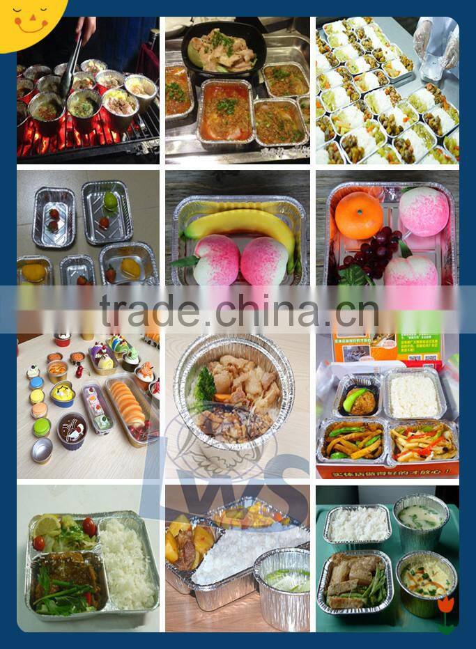 disposable round aluminum foil bowl for sale