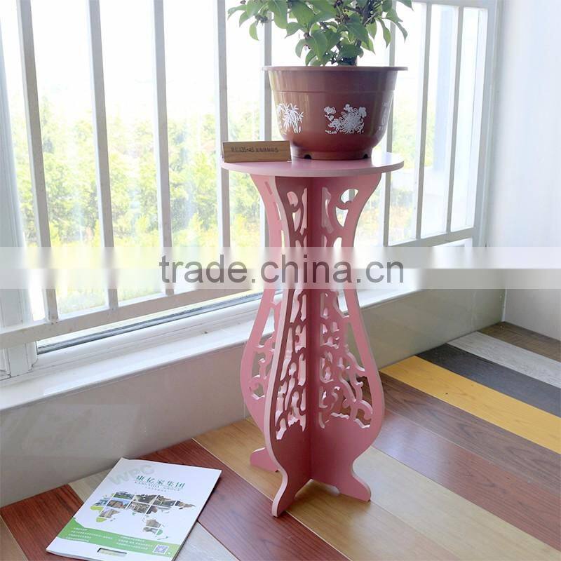 WPC Carving Bottle Shape Flower Shelf