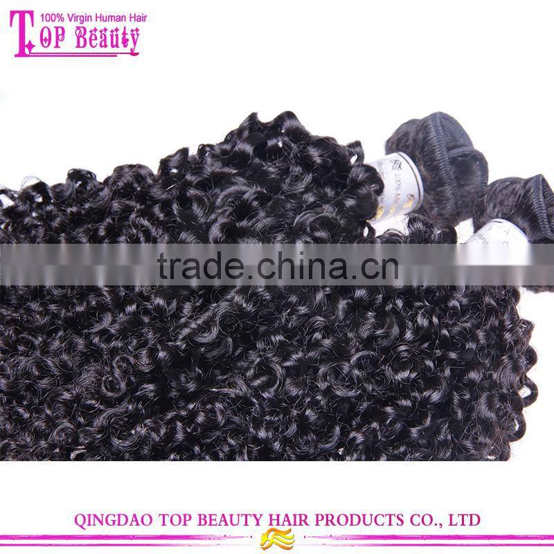 Alibaba manufacturers raw unprocessed virgin human mongolian kinky curly hair