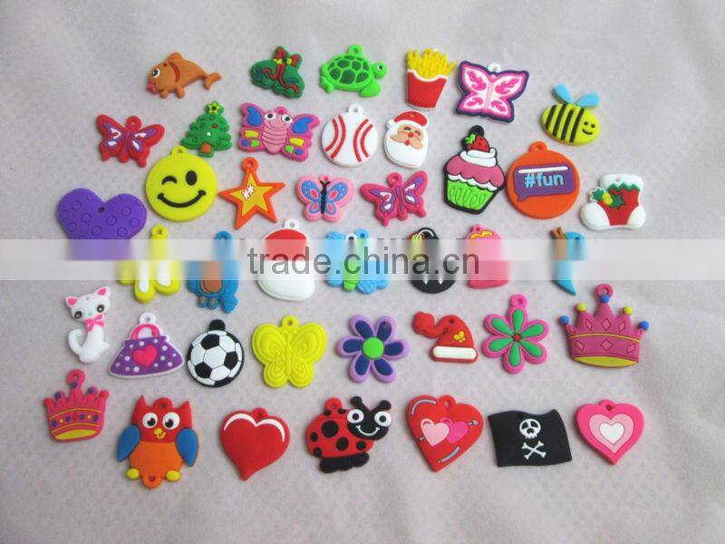 Cute Colorful Loom Charms Bands Rubber Pendant Bracelet Making DIY Crafts