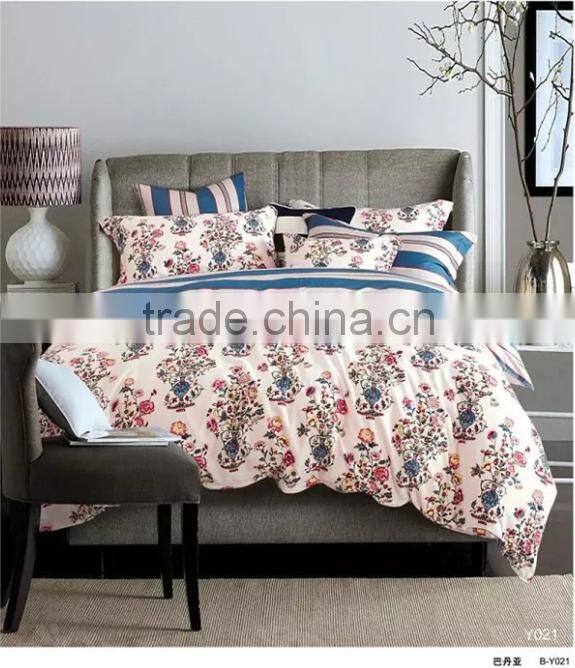 100% Cotton comfortable satin Bedding set wholesales