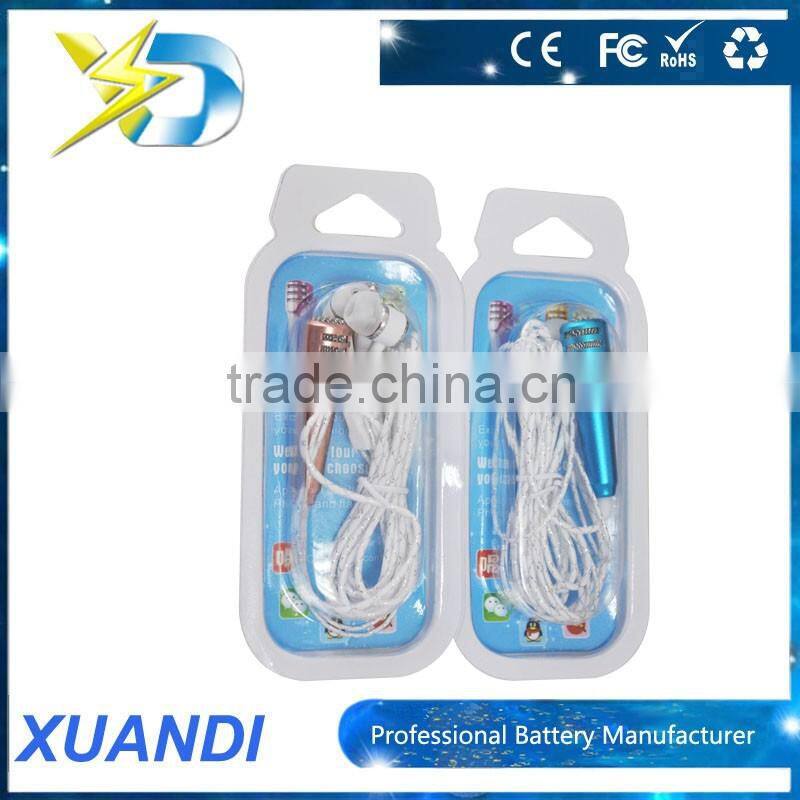 high quality in ear Setero earphone with microphone