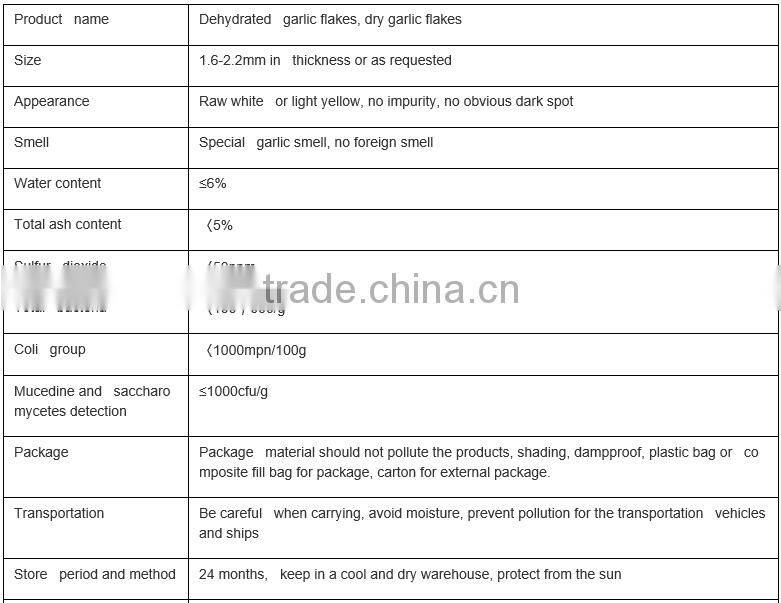 Dehydrated Garlic Flake