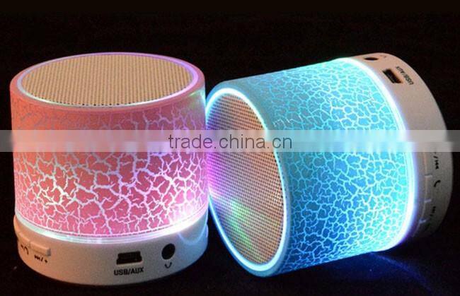 LED Portable Mini Bluetooth Speakers Wireless Smart Hands Free Speaker With FM Radio Support SD Card For iPhone Samsung A9
