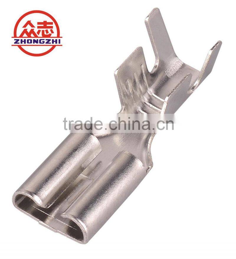 DJ621-F3X0.6A / B covered wire terminal brass terminal connector terminal