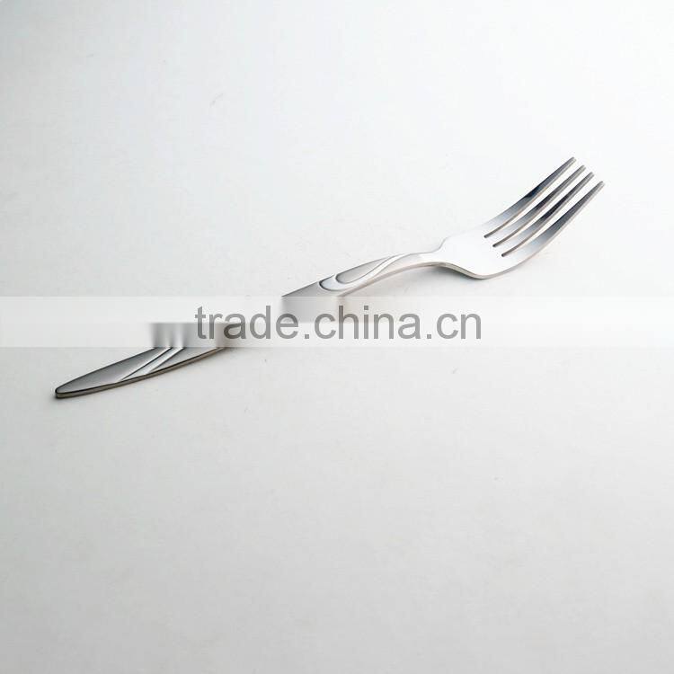 satin cutlery iran market with 201 material non magnetic