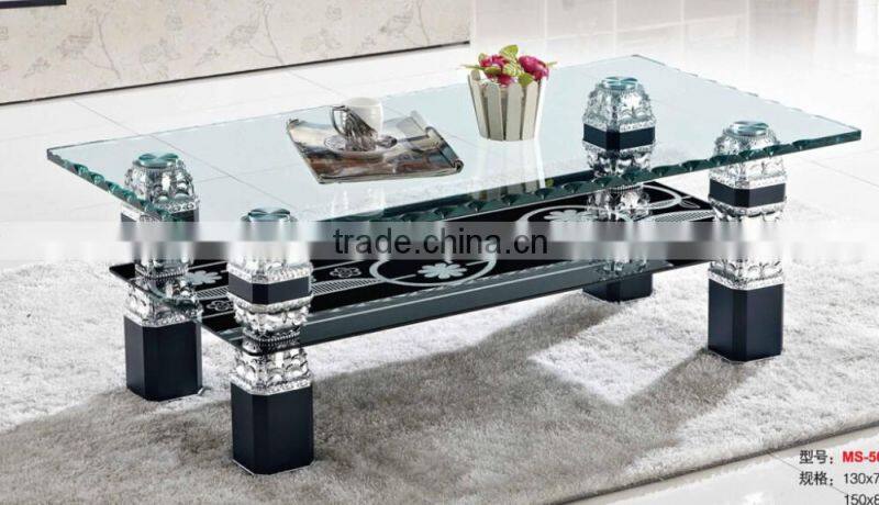 modern design glass tea table for home furniture