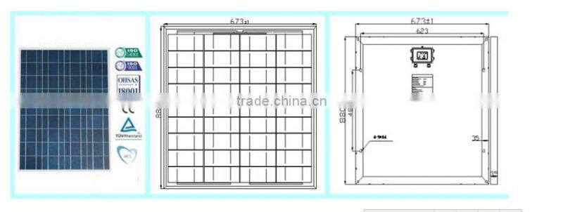 20W-90W Polycrystalline solar panels with Hight quality material