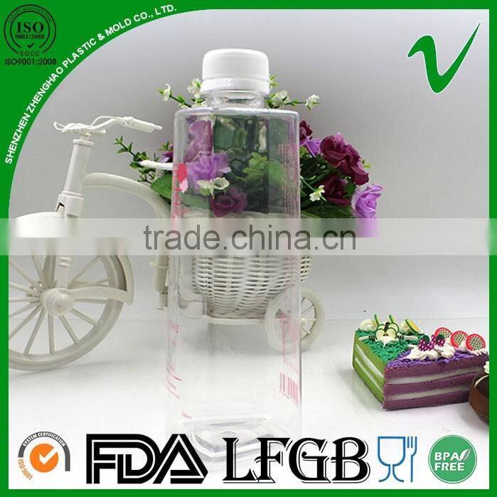 500ml empty clear PET drinking water bottle with FDA grade