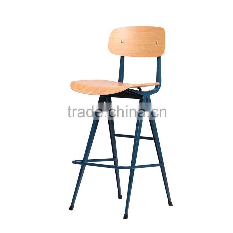 Matel bar stool high chair price with PU seat
