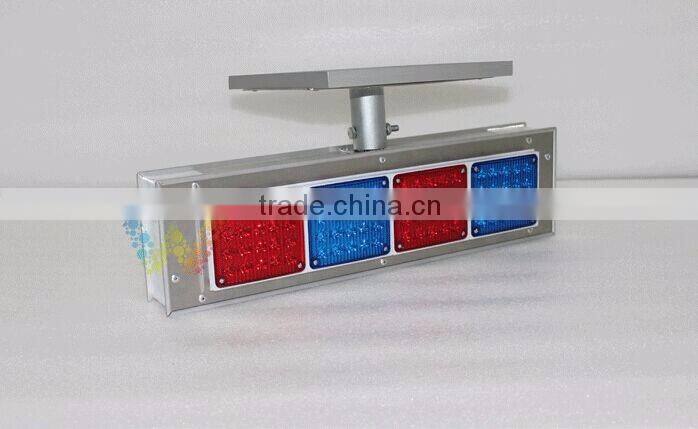 One Side Solar Powered Traffic Road Safety Flashing Warning Light for Road Work