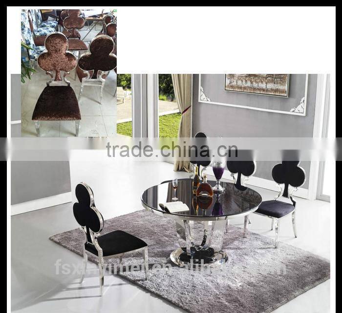 brushed aluminum standard commercial chair