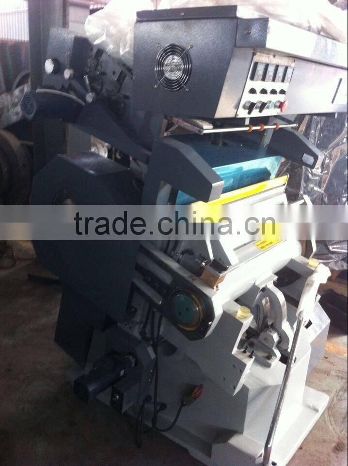 ML920 creasing machine and die cutting machine with hot stamp for paper cup fans