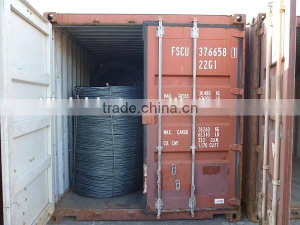 Large Quantity Supply SAE 1006/1008 5.5MM/6.5MM Hot Rolled Steel Wire Rod From Tangshan, China