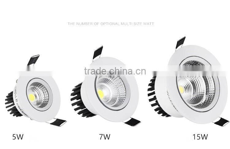 15W LED Recessed Lights/Downlight, led cob downlight,led downlights