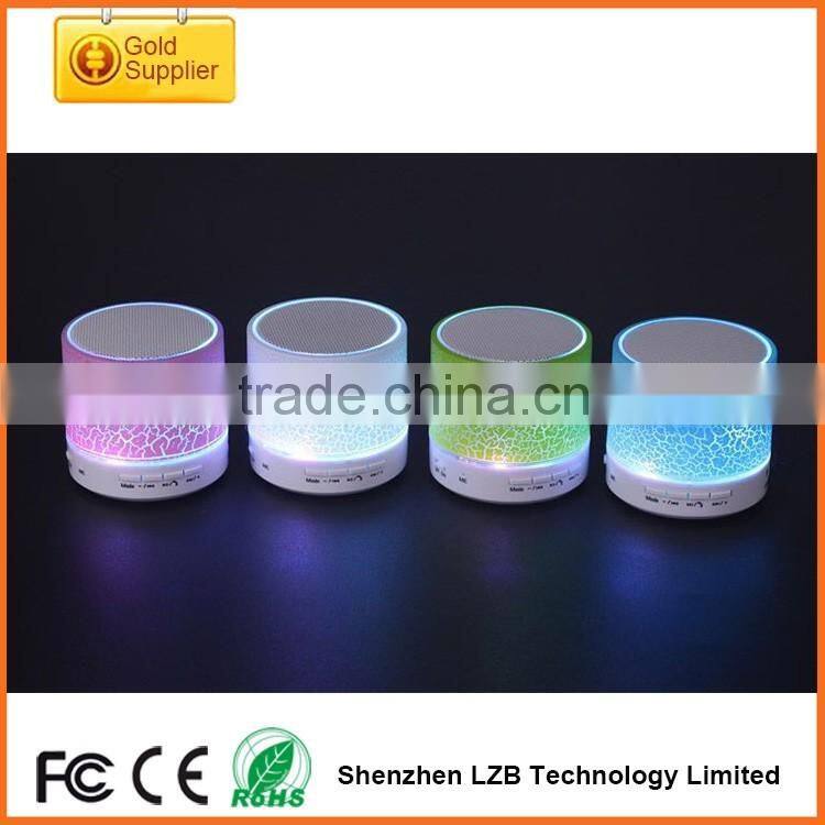 Hot sale Portable Led Bluetooth Speaker Mini Altavoz LED Speakers Dual Bass Blutooth 3d Surround speaker