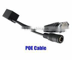 Factory Custom CCTV Camera Connection Cable with RJ45 Female LED Light and DC5.5x2.1 Plug