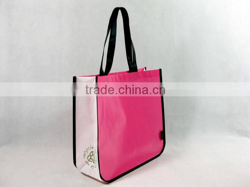 BSCI audit factory tote bag on wheels/purple tote bag/tote bag