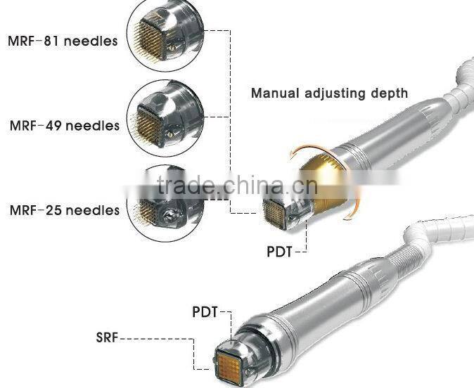 fractional rf face lift machine/microneedle skin rejuvenation microneedle fractional rf machine