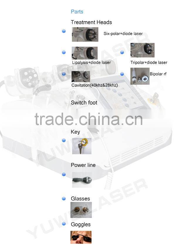 2016 Ultrasonic Tripolar RF Cavitation Portable Lipo Slim Machine