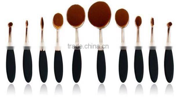 T0C 10pcs cosmetic makeup brush, cosmetic brush, make up brush for travel set