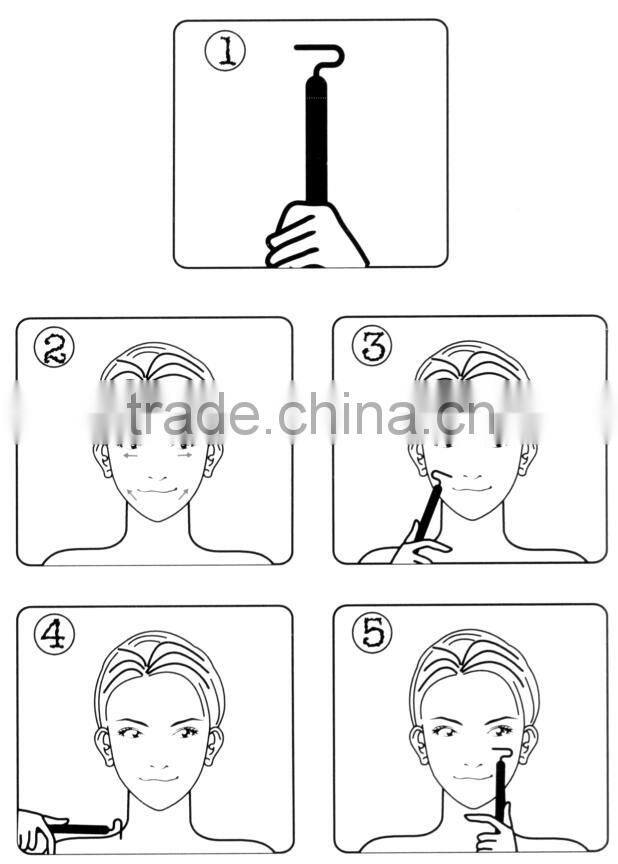 Mamufacturer hot seller Beauty Bar 24k Golden Pulse Facial Massager