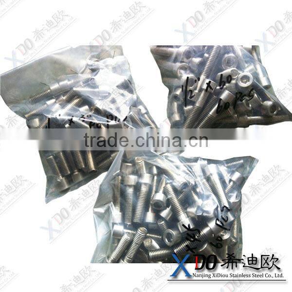 Inconel625 EN 2.4856 stainless steel hex socket cap screw Inconei600 EN2.4816